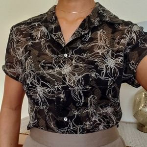 Valerie Stevens silk blouse